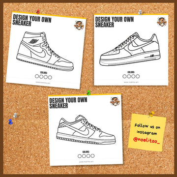 Printable Sneaker Outline